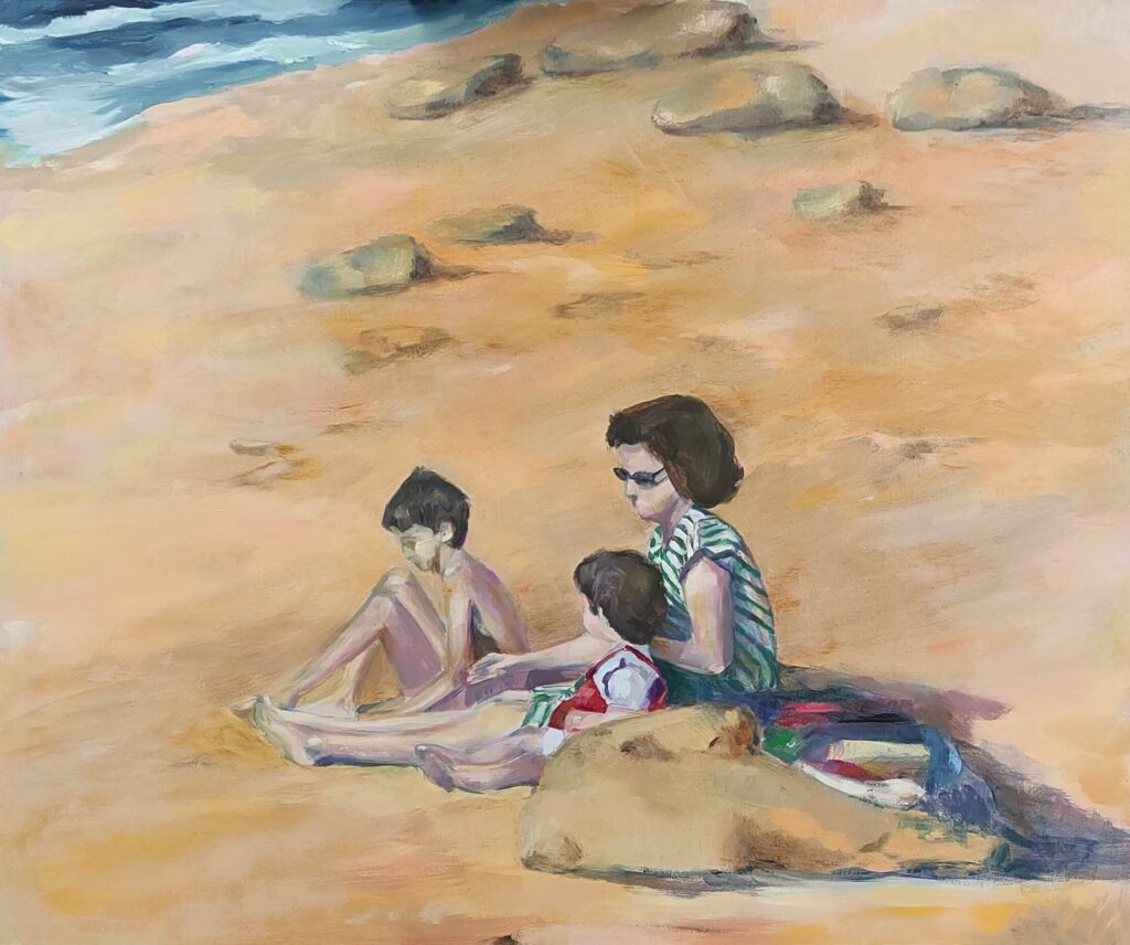 En la playa. Recuerdos. No disponible.